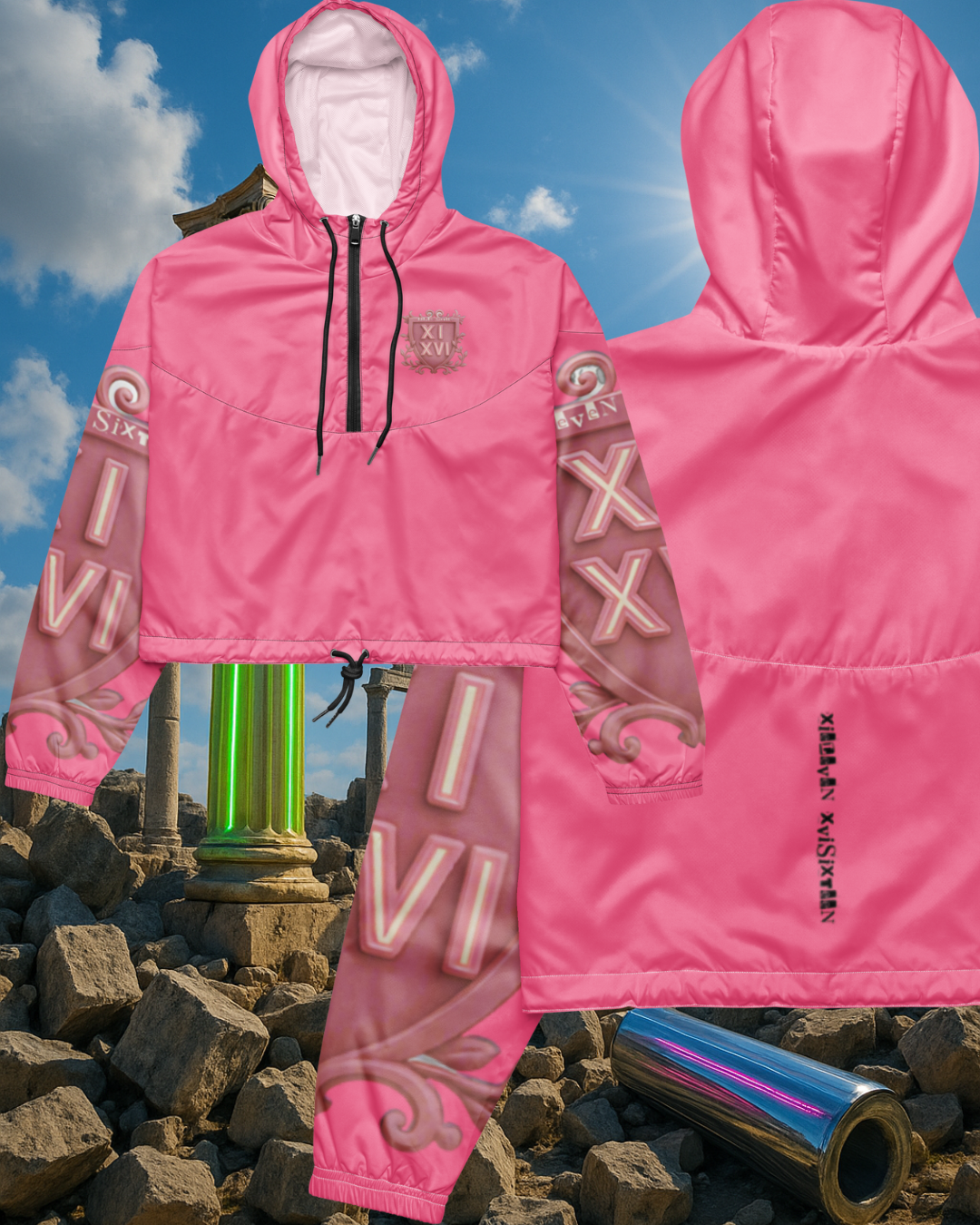 Christine Cropped Windbreaker