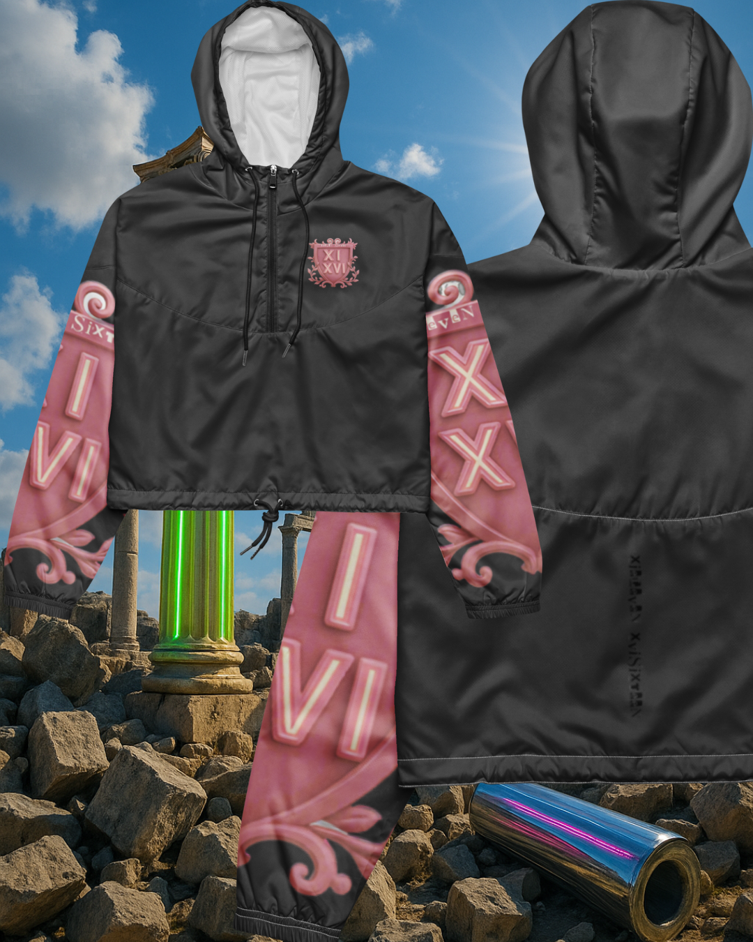 Christine Cropped Windbreaker