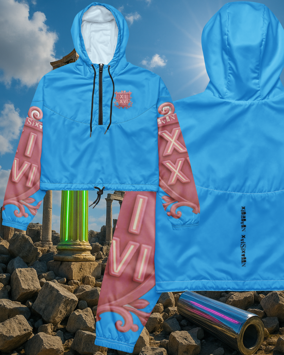 Christine Cropped Windbreaker