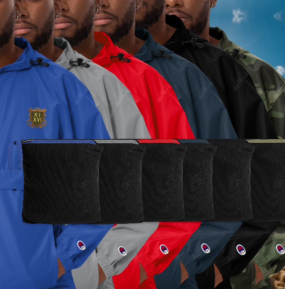 XI XVI x/ Champion Packable Jacket Male